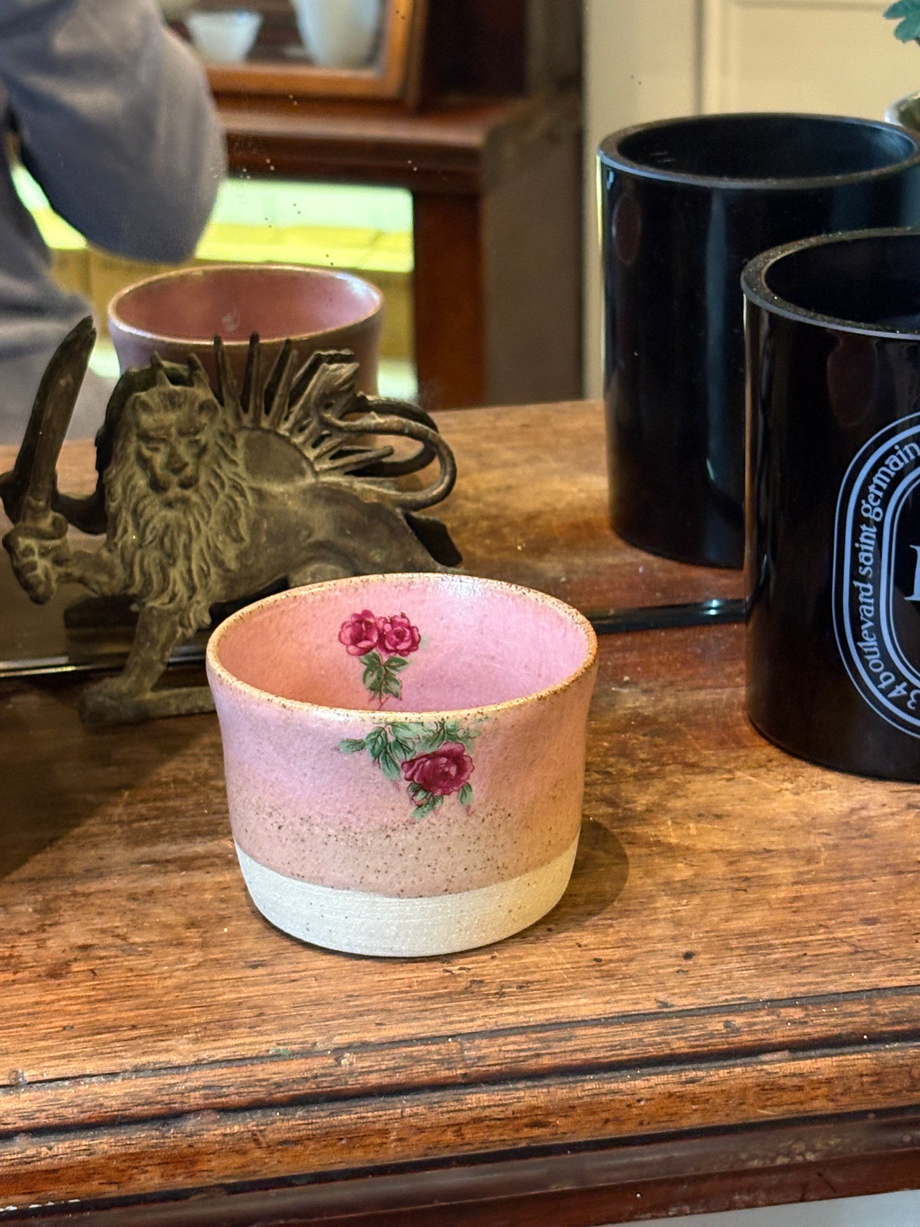 🌹 Rosun x Kiani Tea – Blush Rose Cup (Small)
