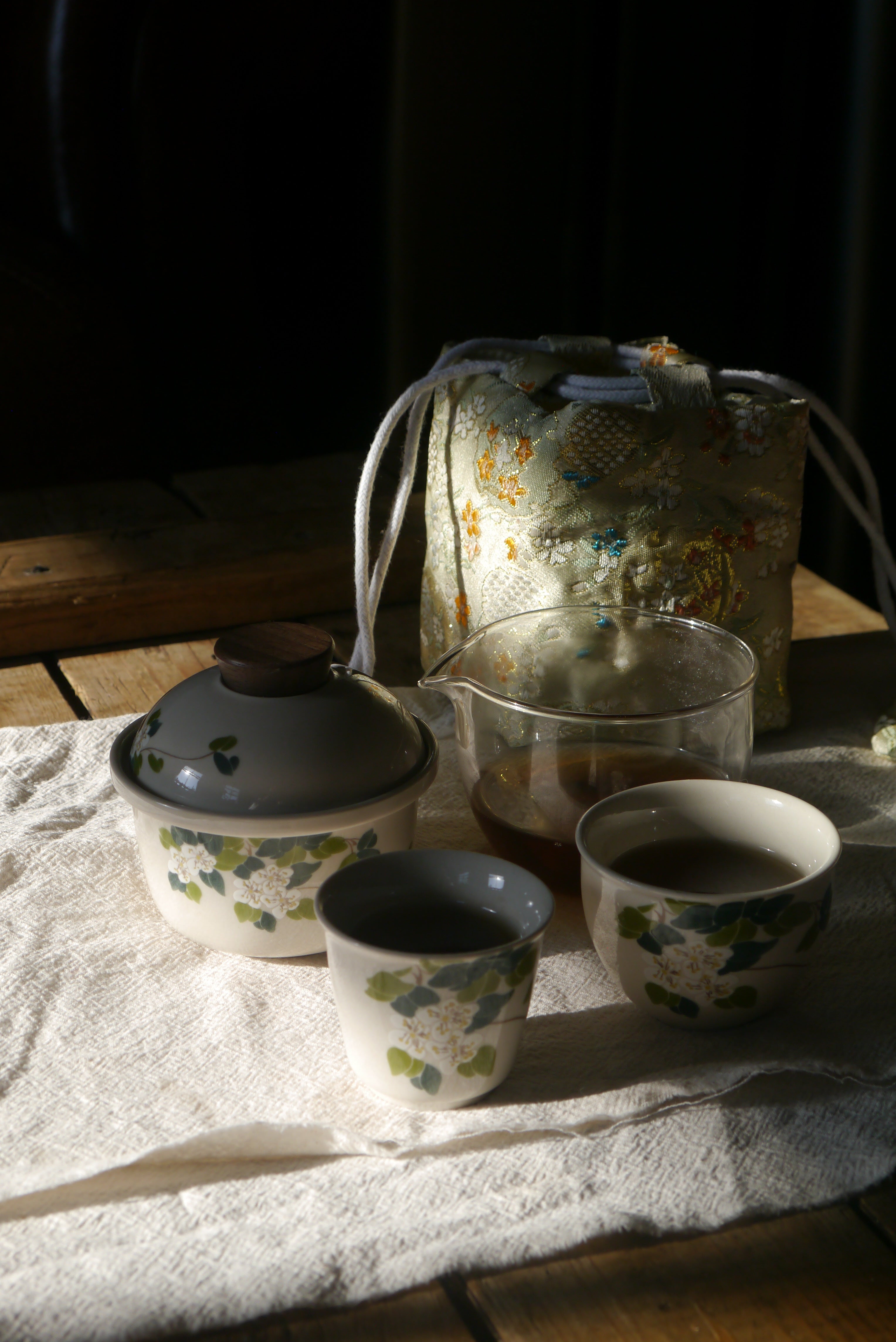 Portable Longjing Gaiwan Set